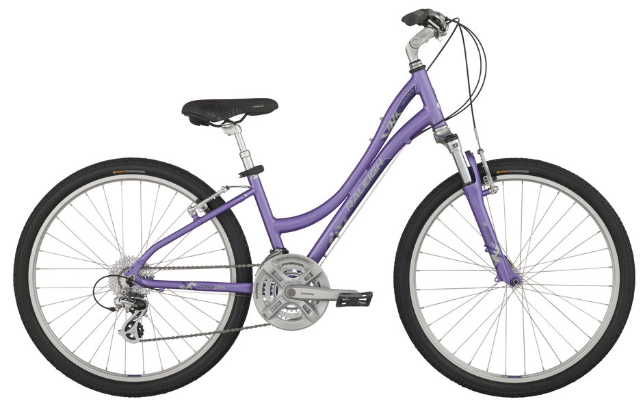 raleigh womens bike purple