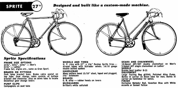 sprite 27 bike